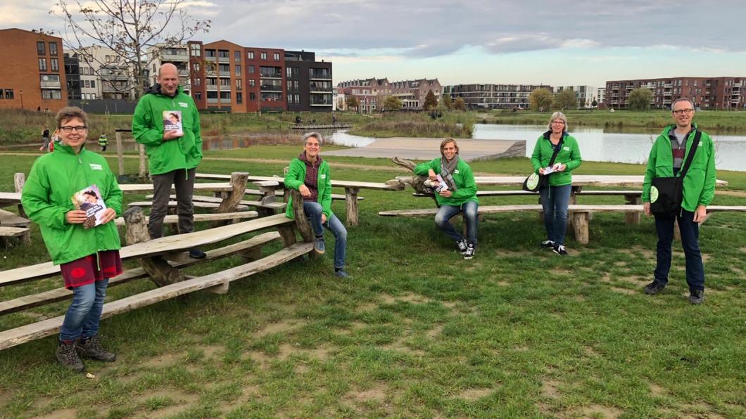 Campagneteam GroenLinks Culemborg op de foto