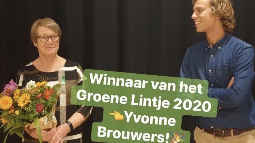 Winnaar Groene Lintje 2020 is: Yvonne Brouwers van Hart van Voorkoop