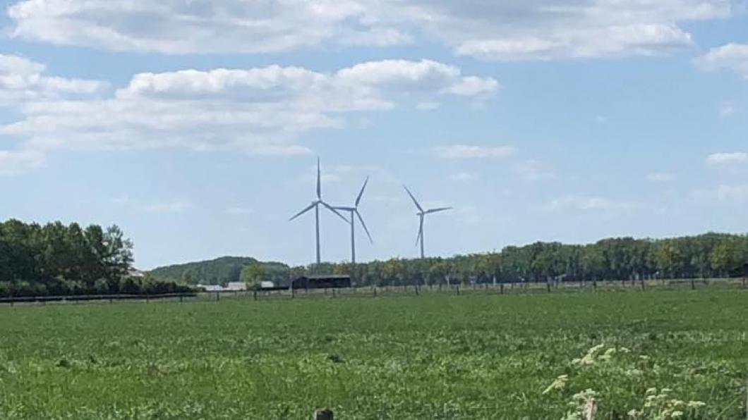 Huidige drie windmolens in Culemborg