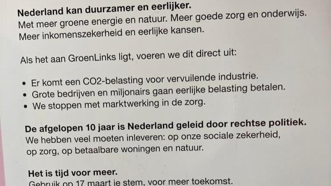Bericht van Jesse Klaver aan alle kiezers