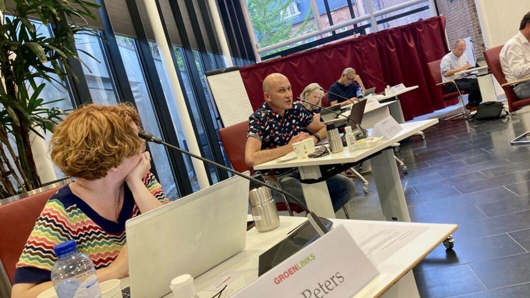 GroenLinks-raadslid Bas de Jong in debat