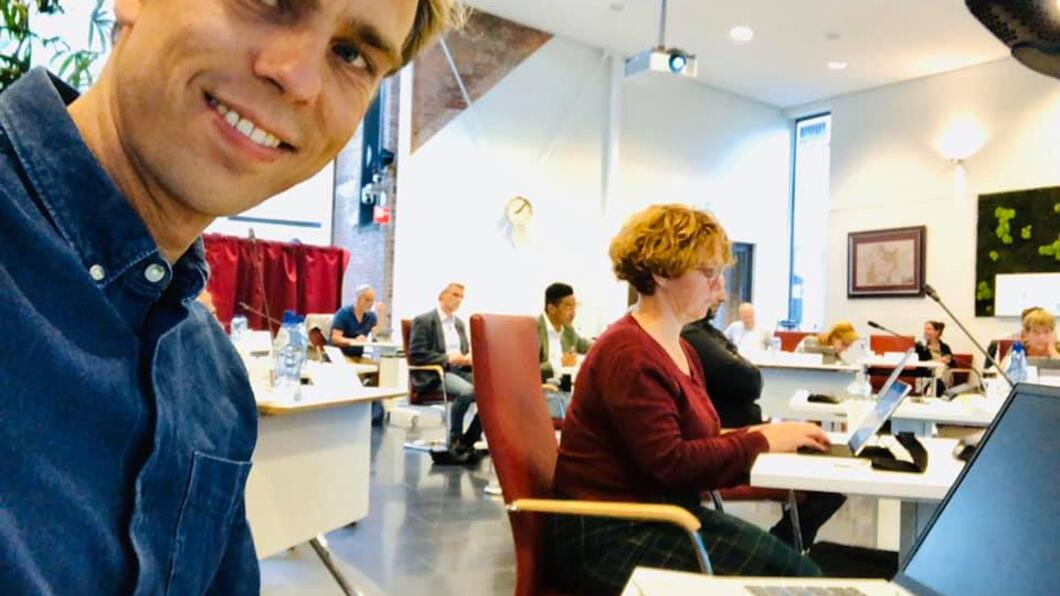 GroenLinks-raadsleden Tim en Mischa
