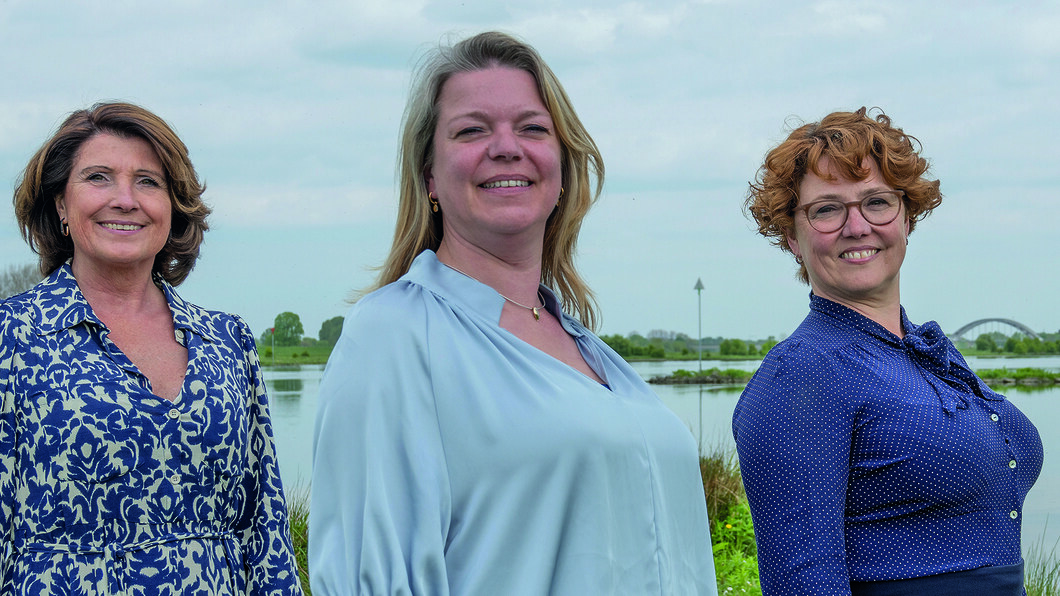 vlnr Monica Wichgers Daphne Bijvoet Mischa Peters beoogd wethouders Culemborg