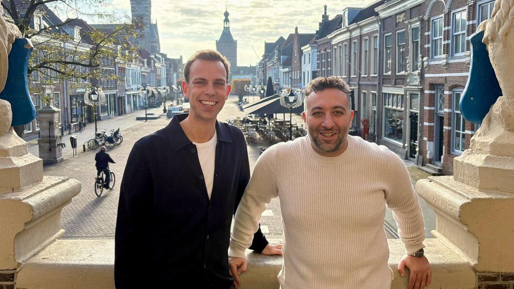 Foto Tim de Kroon en Yassin Dagdag GroenLinks-PvdA Culemborg