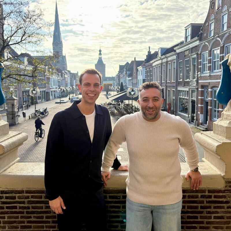 Foto Tim de Kroon en Yassin Dagdag GroenLinks-PvdA Culemborg