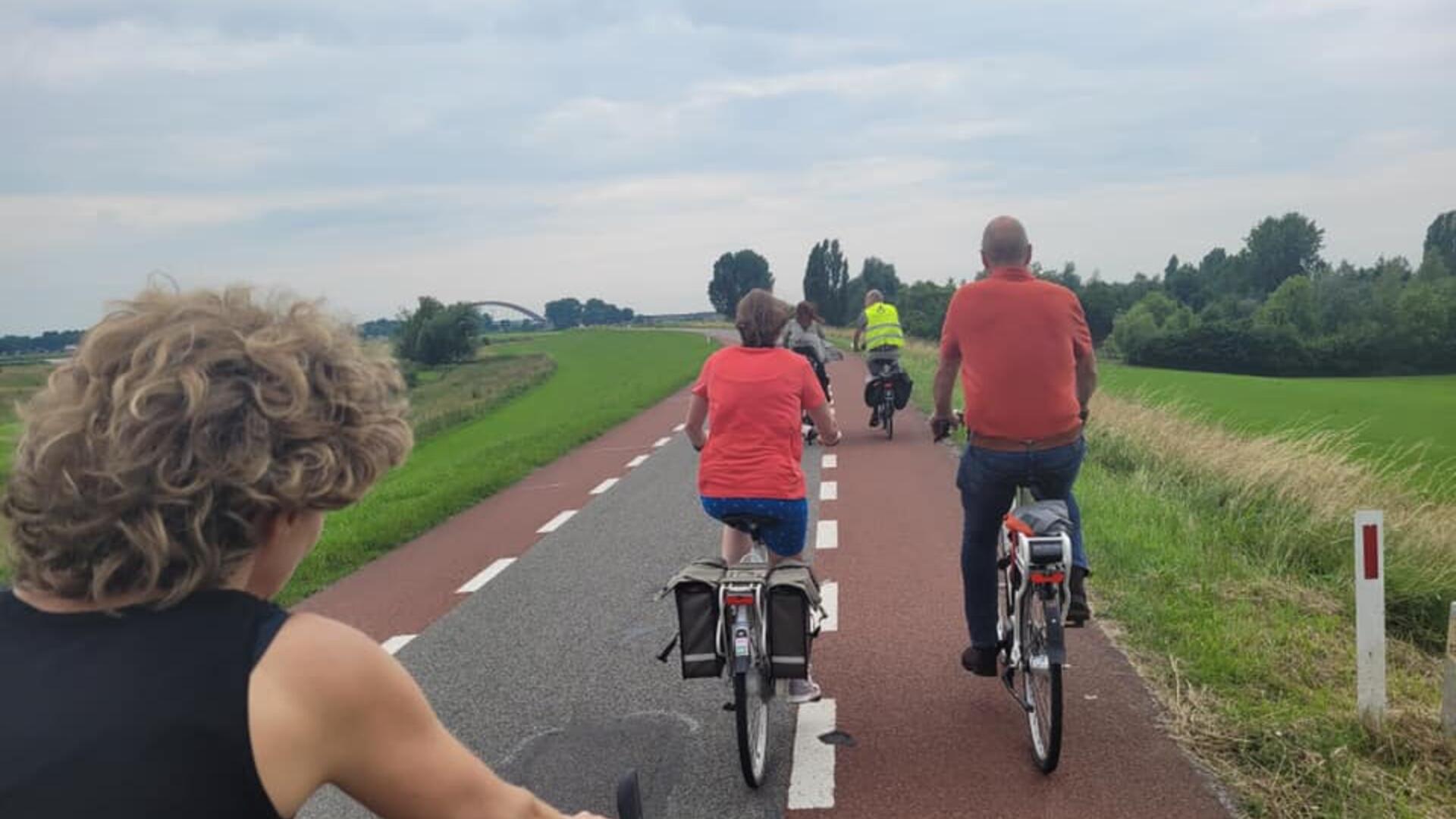Op de fiets 